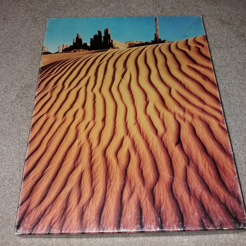 VTG Springbok Puzzle Over 500 Sand Sculpture 18×23